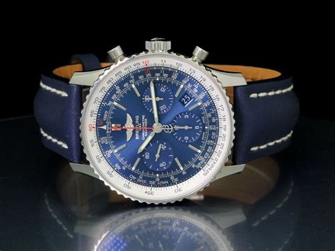 breitling blue sapphire